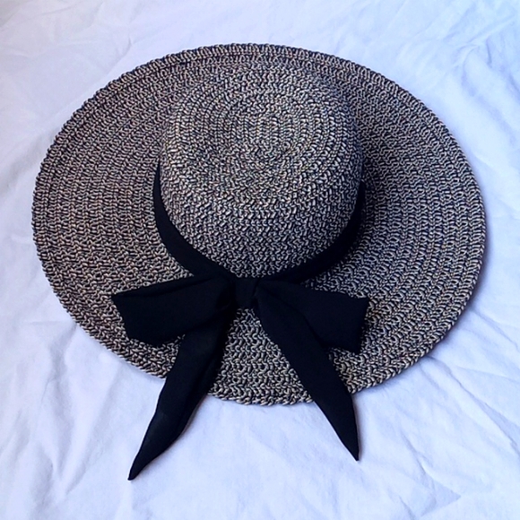 Nine West Accessories - Nine West Straw Hat Black